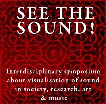 "See the sound" poster